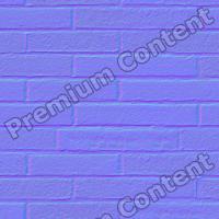 seamless wall bricks normal map 0010